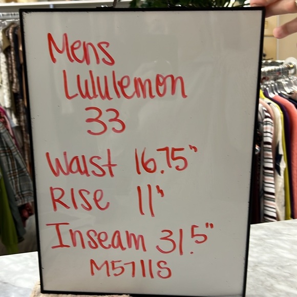 Lululemon Men's Commission Warpstreme Pant Size 33 in Stoney Gray - Picture 11 of 15